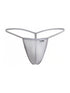 CandyMan 9586 Men's Underwear Mini G-String Color Gray Mesh