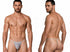 CandyMan 9586 Men's Underwear Mini G-String Color Gray Mesh