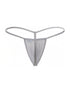 CandyMan 9586 G-String Color Gray Mesh