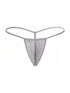 CandyMan 9586 Men's Underwear Mini G-String Color Gray Mesh