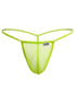 CandyMan 9586 Men's Underwear Mini G-String Color Hot Green Mesh