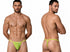 CandyMan 9586 Men's Underwear Mini G-String Color Hot Green Mesh