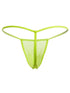 CandyMan 9586 Men's Underwear Mini G-String Color Hot Green Mesh