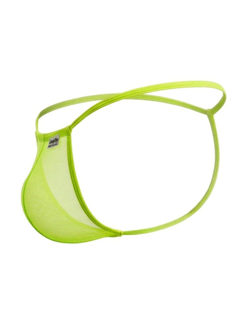 CandyMan 9586 G-String Color Hot Green Mesh