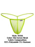 CandyMan 9586 Men's Underwear Mini G-String Color Hot Green Mesh