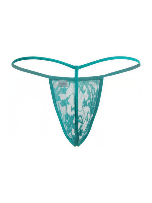 CandyMan 9586 Men's Underwear Mini G-String Color Jade Lace