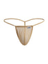 CandyMan 9586 Men's Underwear Mini G-String Color Mocca Mesh
