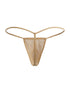CandyMan 9586 Men's Underwear Mini G-String Color Mocca Mesh