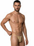 CandyMan 9586 Men's Underwear Mini G-String Color Mocca Mesh