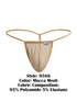 CandyMan 9586 Men's Underwear Mini G-String Color Mocca Mesh