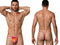 CandyMan 9586 Men's Underwear Mini G-String Color Orange Print