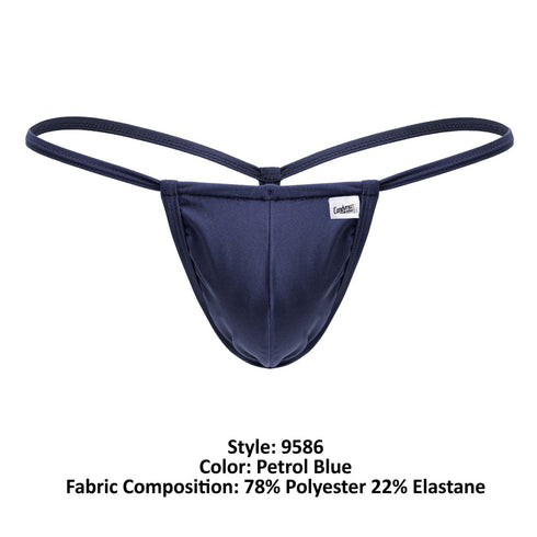CandyMan 9586 G-String Thongs Color Petrol Blue