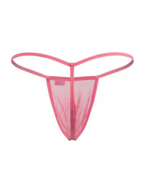 CandyMan 9586 Men's Underwear Mini G-String Color Pink Mesh