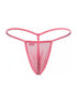 CandyMan 9586 Men's Underwear Mini G-String Color Pink Mesh