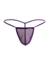 CandyMan 9586 G-String Color Purple Mesh