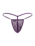 CandyMan 9586 Men's Underwear Mini G-String Color Purple Mesh