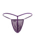 CandyMan 9586 G-String Color Purple Mesh