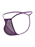 CandyMan 9586 Men's Underwear Mini G-String Color Purple Mesh
