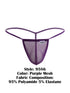 CandyMan 9586 Men's Underwear Mini G-String Color Purple Mesh