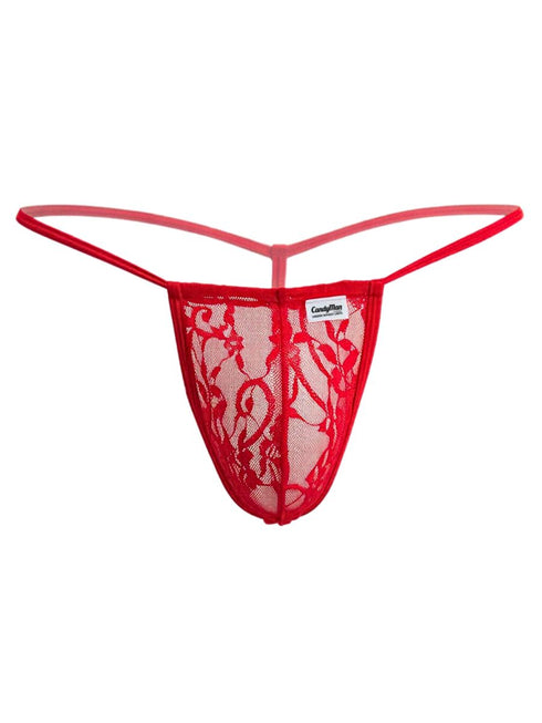 CandyMan 9586 Men's Underwear Mini G-String Color Red