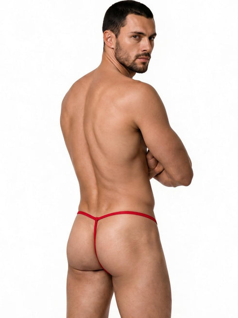 CandyMan 9586 Men's Underwear Mini G-String Color Red