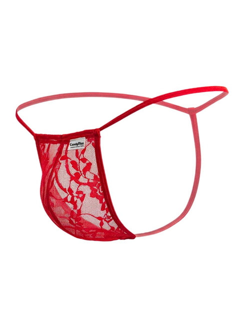 CandyMan 9586 Men's Underwear Mini G-String Color Red