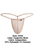 CandyMan 9586 Men's Underwear Mini G-String Color Tangerine Mesh