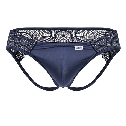 CandyMan 99312 Lace Jockstrap Color Navy