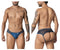 CandyMan 99312 Lace Jockstrap Color Navy