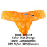 CandyMan 99315X Peek a Boo Lace Thongs Color Hot Orange