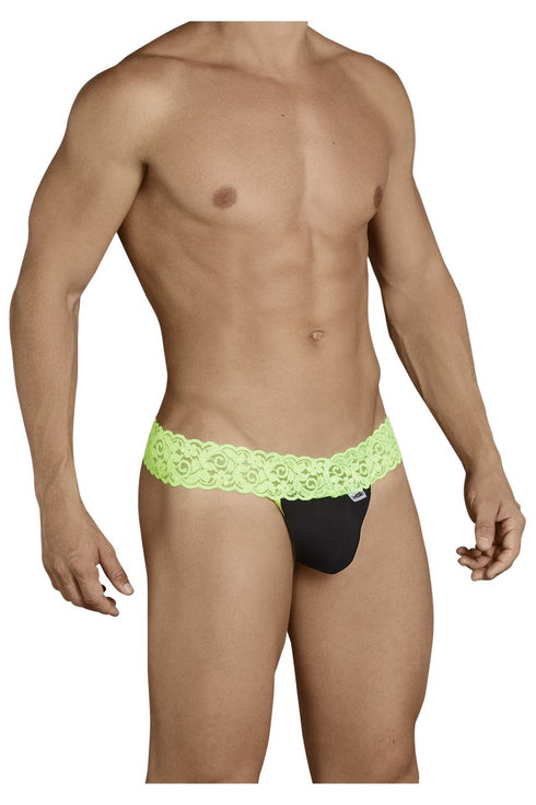 CandyMan 99370X Thongs Color Hot Green