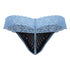 CandyMan 99370 Lace Thongs Color Blue