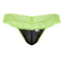 CandyMan 99370 Lace Thongs Color Hot Green