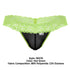 CandyMan 99370 Lace Thongs Color Hot Green