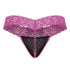 CandyMan 99370 Lace Thongs Color Hot Pink
