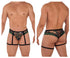 CandyMan 99580X Garter Camo Thongs Color Green