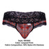 CandyMan 99596X Mesh-Lace Thongs Color Leopard Print