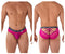 CandyMan 99615X Spank Me Lace Briefs Color Pink