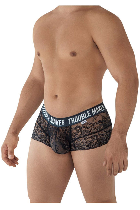 CandyMan 99616X Trouble Maker Lace Trunks Color Black