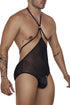 CandyMan 99662X Tulle Bodysuit Color Black