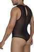 CandyMan 99699X Mesh Bodysuit Color Black