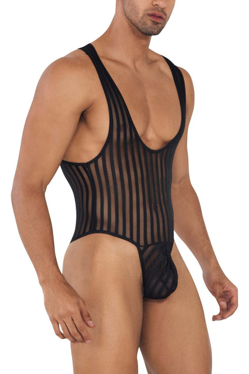 CandyMan 99727X Work-N-Play Bodysuit Color Black