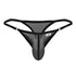 CandyMan 99776 Mesh Thongs Color Black