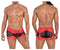 CandyMan 99779 Mesh Lace Trunks Color Black-Red