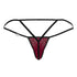 CandyMan 99795 Mesh G-String Thongs Color Burgundy