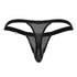 CandyMan 99801 Mesh Thongs Color Black