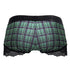 CandyMan 99821 Back to School Trunks Color Green Plaid