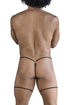 CandyMan 99827 Chain-Garter Thongs Color Black