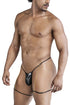 CandyMan 99827 Chain-Garter Thongs Color Black