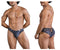 CandyMan 99830 Lace Briefs Color Black-Navy